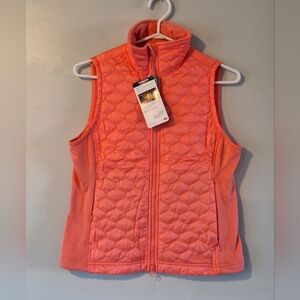 LL Bean XS Quilted Puffer Vest; Double Zip; Zippered Pockets; Thinsulate Lined